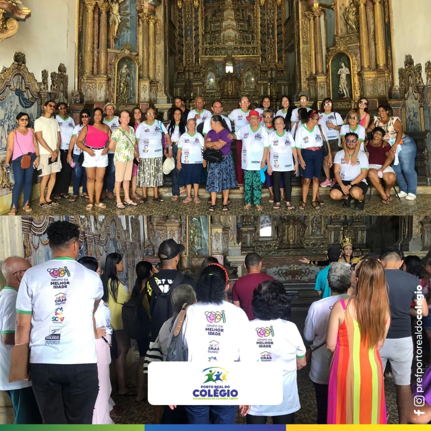 CONFRATERNIZAÇÃO COM OS INTEGRANTES DO GRUPO DOS IDOSOS DO SERVIÇO DE CONVIVÊNCIA E FORTALECIMENTO